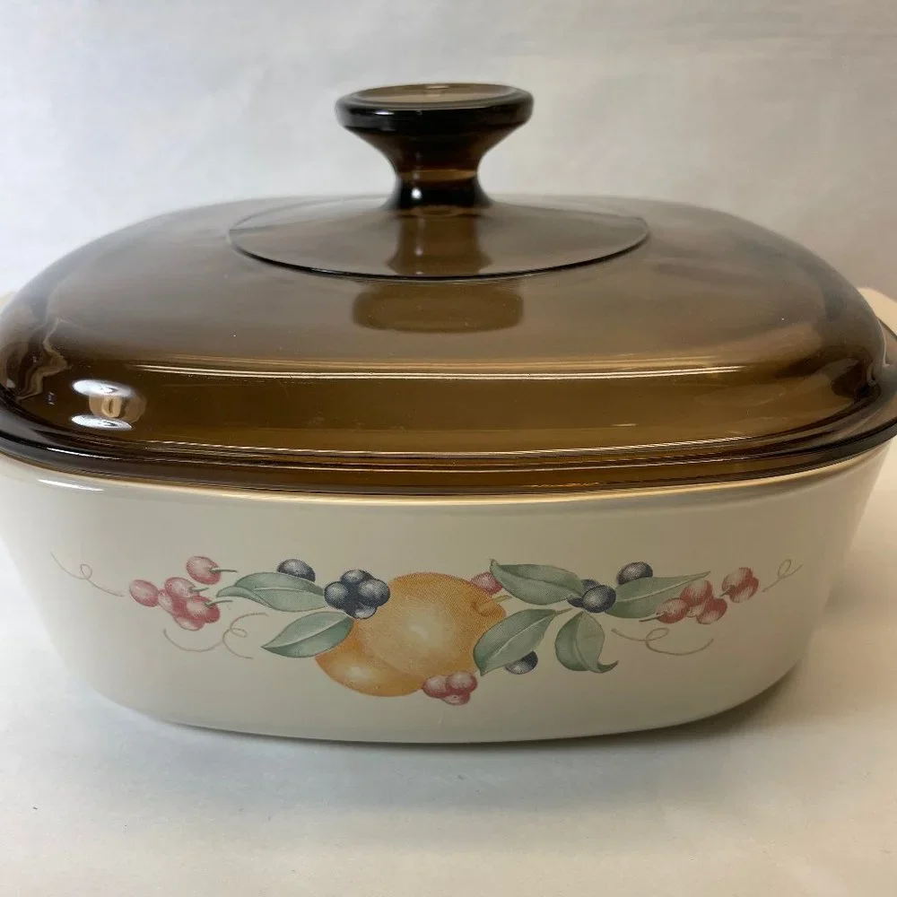 Corning Ware Abundance Fruit Casserole 2 Quart